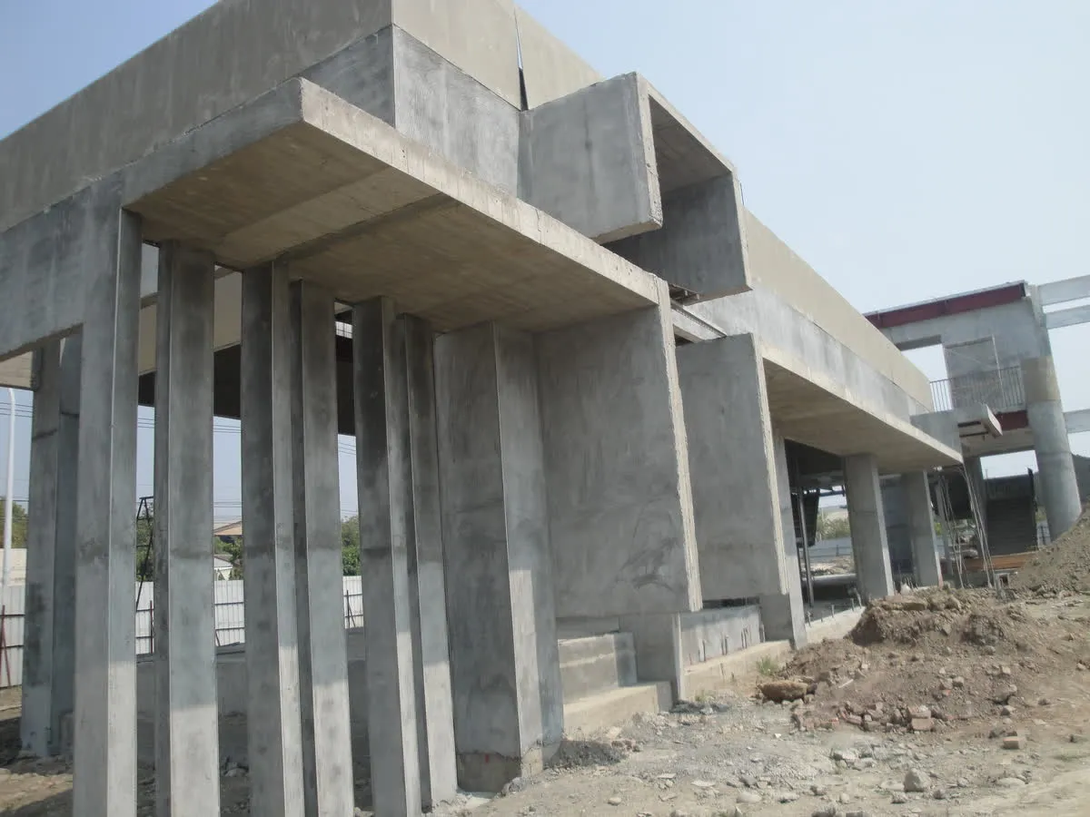 全國麗園建築物|施工中的主體構架